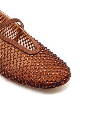 Ballerina marrone in rete traforata CHANTAL 1962 | 3084MARRONE